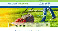 Desktop Screenshot of cleanairmakemore.com