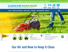 Tablet Screenshot of cleanairmakemore.com